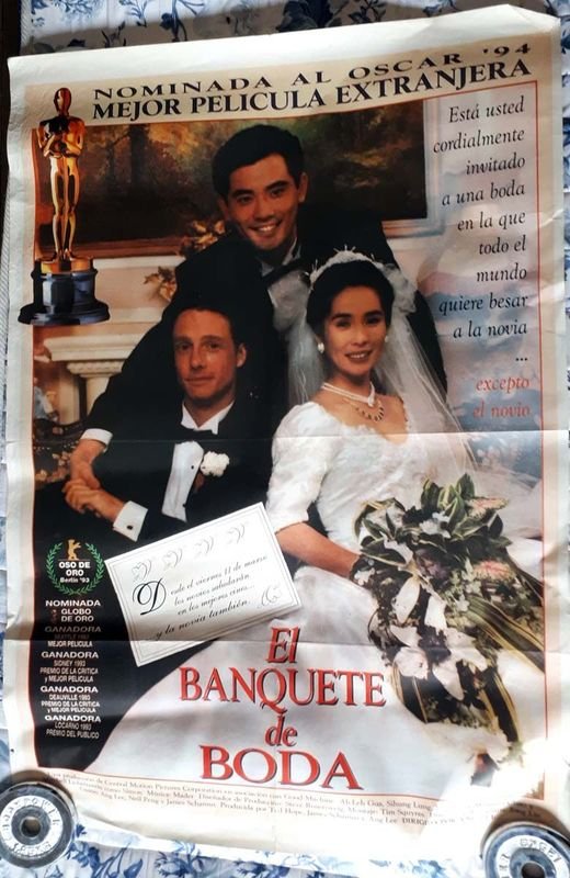 Poster Original "El Banquete de Boda" (1993) - Dirigido por Ang Lee