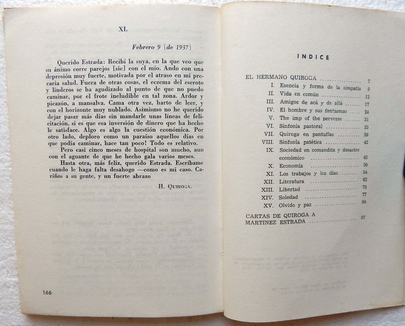Libro de ensayo sobre la correspondencia entre Horacio Quiroga y Martínez Estrada - imagen 8