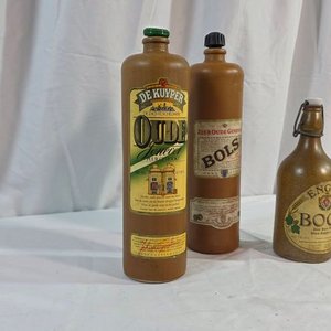 Juego de 3 Porrones de Gres: Ginebra Bols, Cerveza Bock y Oude - imagen 2