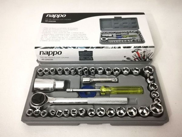 Kit de Dados con Criquet Nappo 40 Piezas