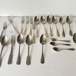 22 Cubiertos de Alpaca Solingen y Berndorf - imagen 4