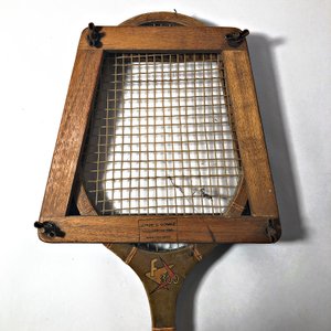 Tres Raquetas de Tenis Antiguas de Madera - imagen 3