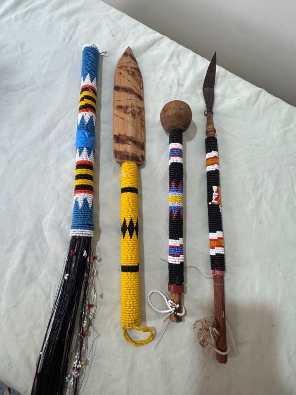 Artesanías Tribales o Africanas - Conjunto de 4 Piezas - imagen 1