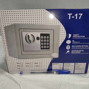Caja Fuerte T-17 con Panel Digital y Llaves, Nueva en Caja - imagen 5
