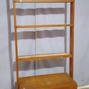 Biblioteca Estantería Madera con 2 Cajones y 4 Estantes - imagen 1