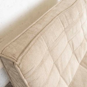 Sofá de Dos Cuerpos Beige en Tela Lavable - Nuevo - imagen 3