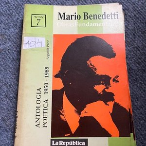 Lote siguiente: Obras Fundamentales de Mario Benedetti: Antología Poética 1950-1985 (Tomo 7)