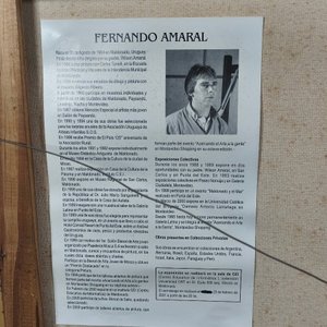 Óleo "Escena de Campo" de Fernando Amaral, firmado y fechado 2001 - imagen 7