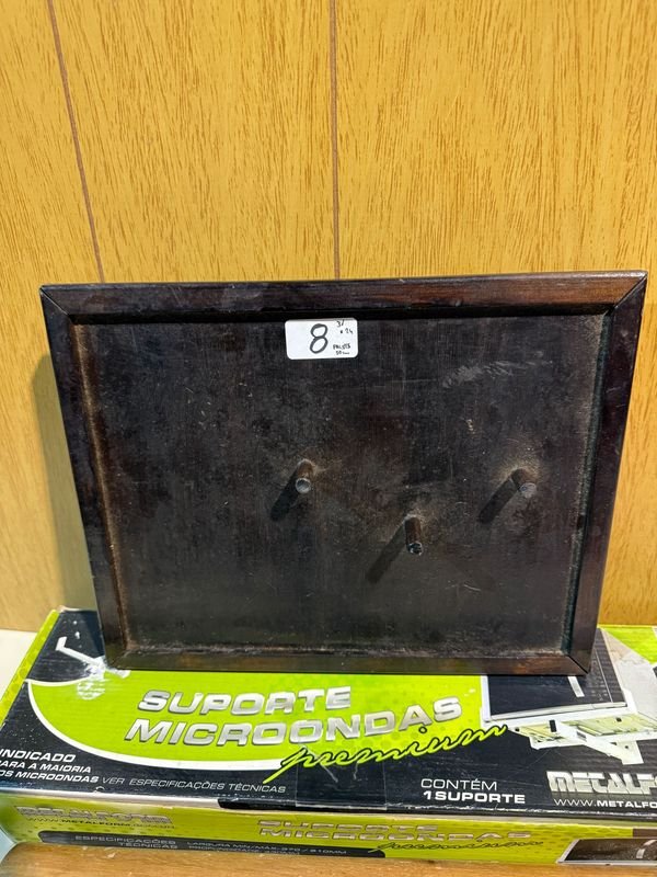 Cuadro para revolver, soporte de microondas y palote de madera
