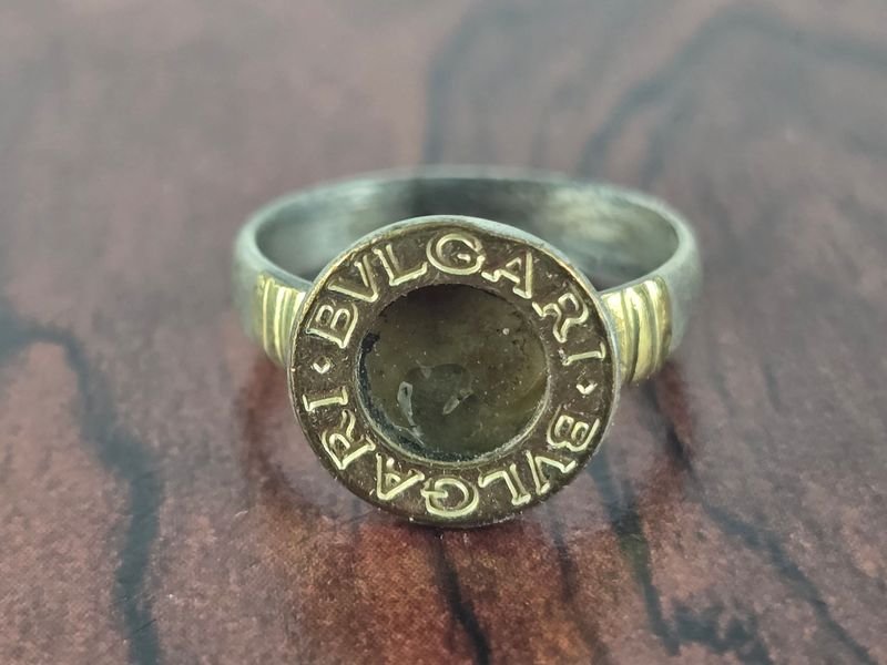 Anillo Antiguo Bulgari en Plata y Oro