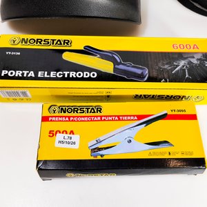 3 Ps. Careta de soldar, pinza masa y portaelectrodos - imagen 2
