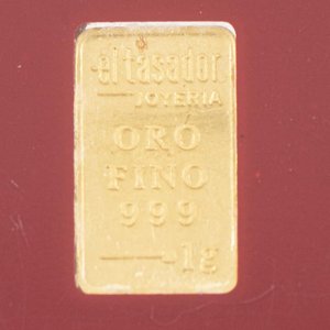 Lote anterior: Lingote de Oro Fino 999 de 1 gramo de El Tasador Joyería