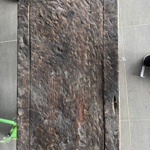 Mesa Rectangular Rústica de Lapacho Estilo Antiguo - imagen 1