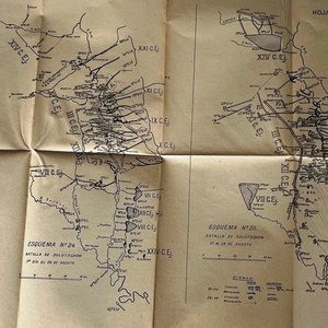Carpeta La Batalla de Galicia: Cartografía (1914) - Colección General Berisso - imagen 3