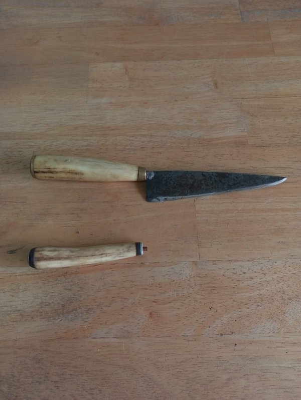 Cuchillo y cabo de guampa para chaira - Herramientas - imagen 1