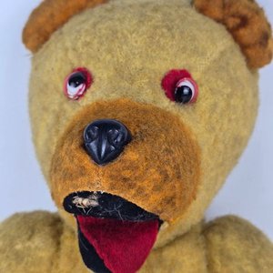 Oso de Peluche Antiguo Juguete Vintage - imagen 3