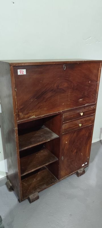 Mueble Antiguo de Madera con 2 Cajones y 2 Puertas
