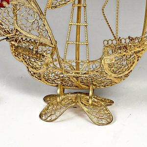 Carabela de Filigrana de Bronce con Cruz de Malta - imagen 5
