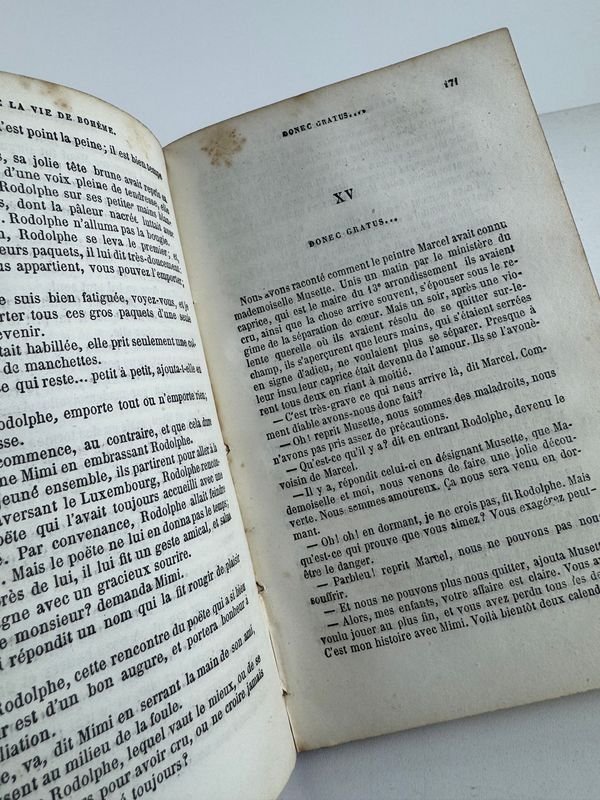 Libro de arte escrito por Henry Murger - Escenas de la vida bohemia - imagen 4