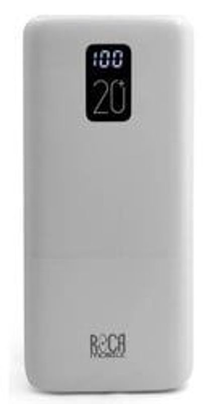 Cargador Portátil Power Bank Roca 20000 Mah Con Lcd 2 Usb - imagen 2