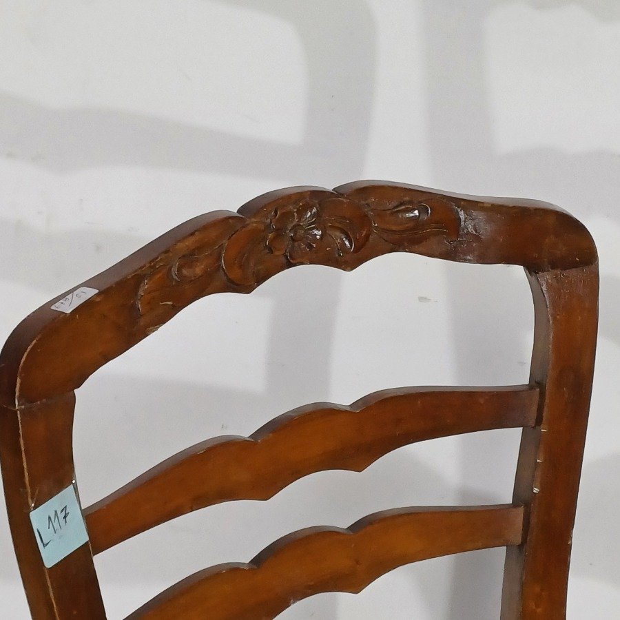 Silla estilo francesa en pino, en buen estado - imagen 7