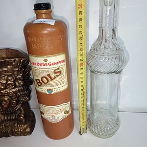 Porrón Antiguo, Botellón Bols y Florero Estilo Precolombino - imagen 5