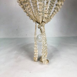 Colgante de vidrio con cuentas de cristal y plaquetas - imagen 3