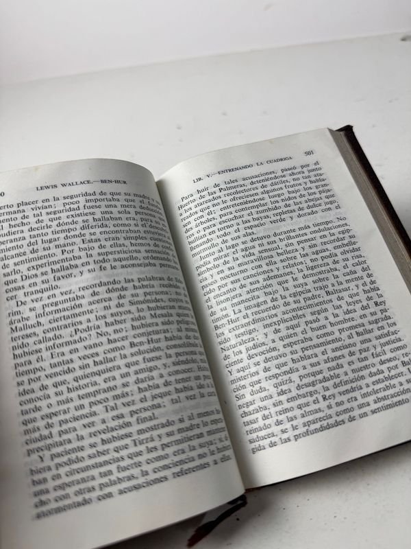 Libro clásico de Lewis Wallace: BEN-HUR UNA HISTORIA DE LOS TIEMPOS DE CRISTO - imagen 5