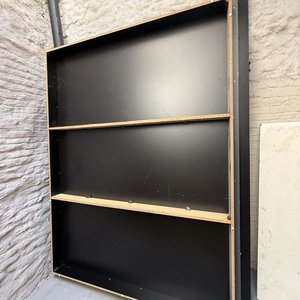Lote de 5 Estanterías Negras de Madera - imagen 5