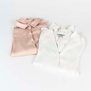 Lote siguiente: Par de Blusas Manga Larga H&M Talle EU34/US4 (Rosa y Marfil)