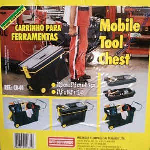 Valija Carro de Herramientas Grande con Bandeja y Ruedas - imagen 6