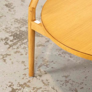 Mesa de Sala Nórdica Importada de Madera Clara - imagen 2