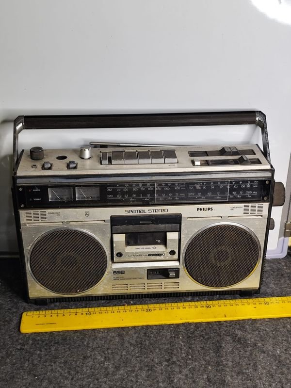 Radio Casete Philips Spatial Stereo Vintage