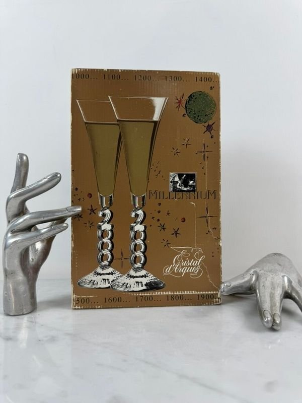 Lote anterior: Copas de cristal D'Arques Millennium