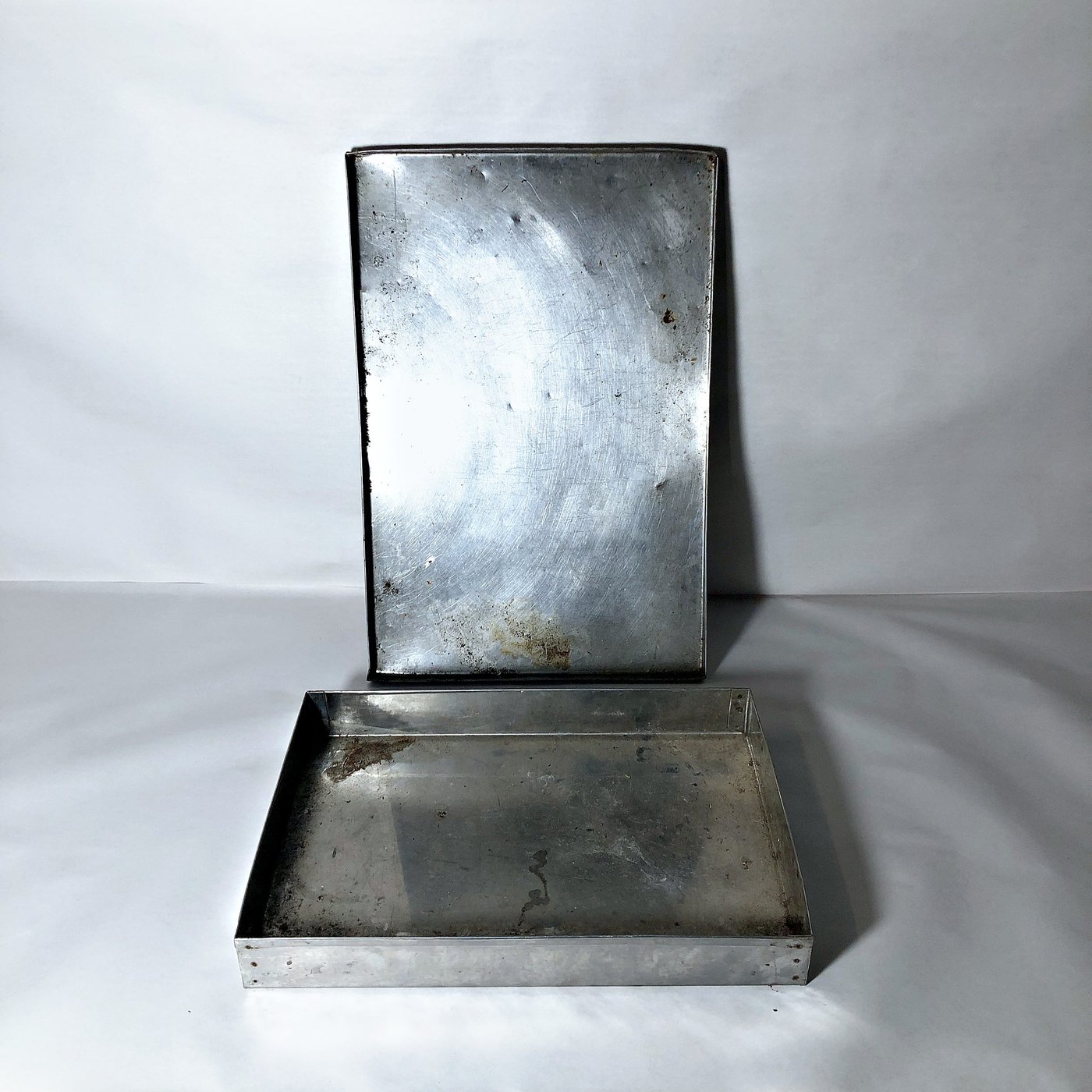 Dos Asaderas de Acero Inoxidable (60x40 cm y 48x35 cm)