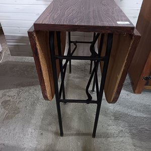 Mesa Antigua Plegable con Alas Rebatibles - imagen 3