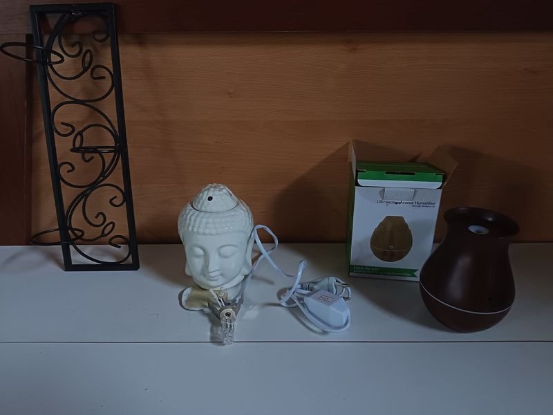 Adorno para Velas y Hornito Aromático con Forma de Buda