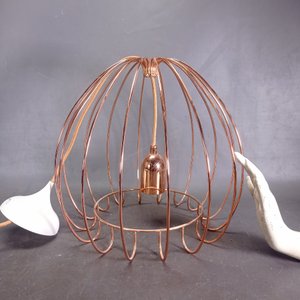 Colgante de Techo Diseño Jaula Cobreado - imagen 4