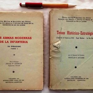 Lote anterior: Lote de 2 Libros Militares "Circulo Militar-Biblioteca del Oficial" - General Berisso