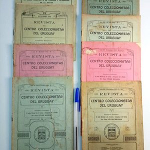9 Revistas "Centro Coleccionistas del Uruguay" Art Nouveau (1920-1922) - imagen 1