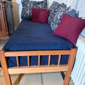 Cama de Pino Brasil con Colchones y Almohadones - imagen 8
