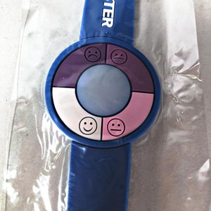 Lote de 20 Relojes de Pulsera Infantiles Azules con Emojis - imagen 2