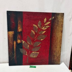 Lote anterior: Cuadro Decorativo con Hojas Doradas y Textura Roja