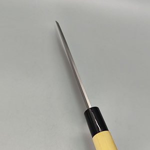 Cuchillo Profesional de Sushi Japonés Hoja Ancha Acero Inoxidable Mango Madera - imagen 5
