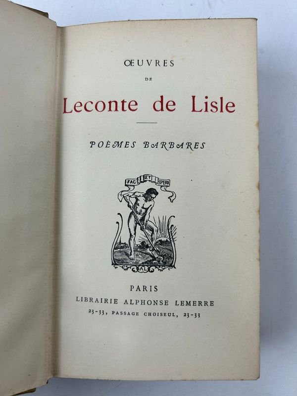 Libros clásicos vintage: La Fontaine, Balzac, Las mil y una noches y Leconte de Lisle - imagen 6