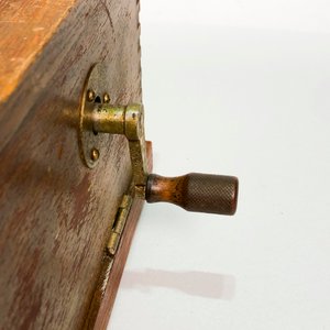 Teléfono Antiguo de Pared Erickson en Caja de Madera - imagen 4