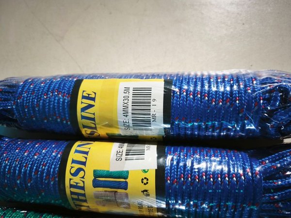 10 Rollos de Cuerda para Ropa 4mm x 30mts - imagen 1