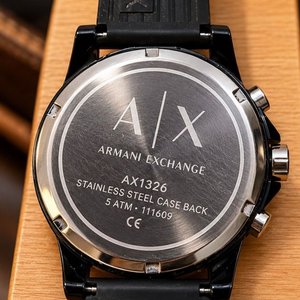 Reloj Armani Exchange AX1326 Outerbanks Cronógrafo Negro Hombre - imagen 3