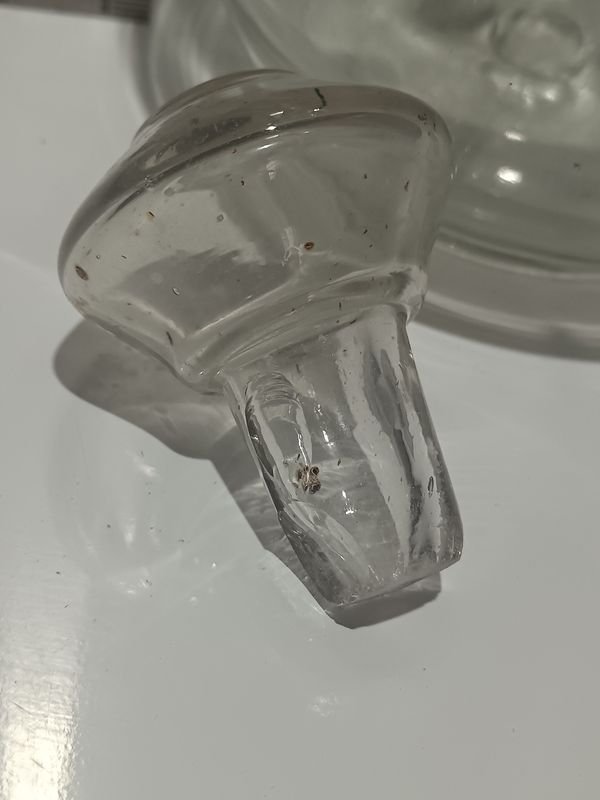 Botella antigua de cristal para decoración - imagen 4
