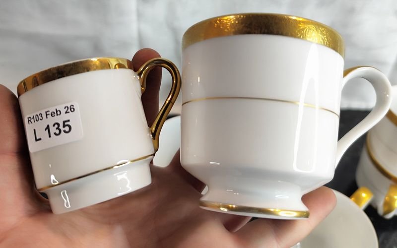 Lote de tazas en porcelana japonesa - imagen 3